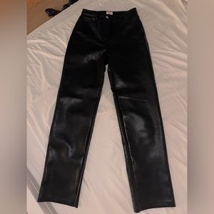 Aritzia Wilfred the Melina pant vegan leather pants